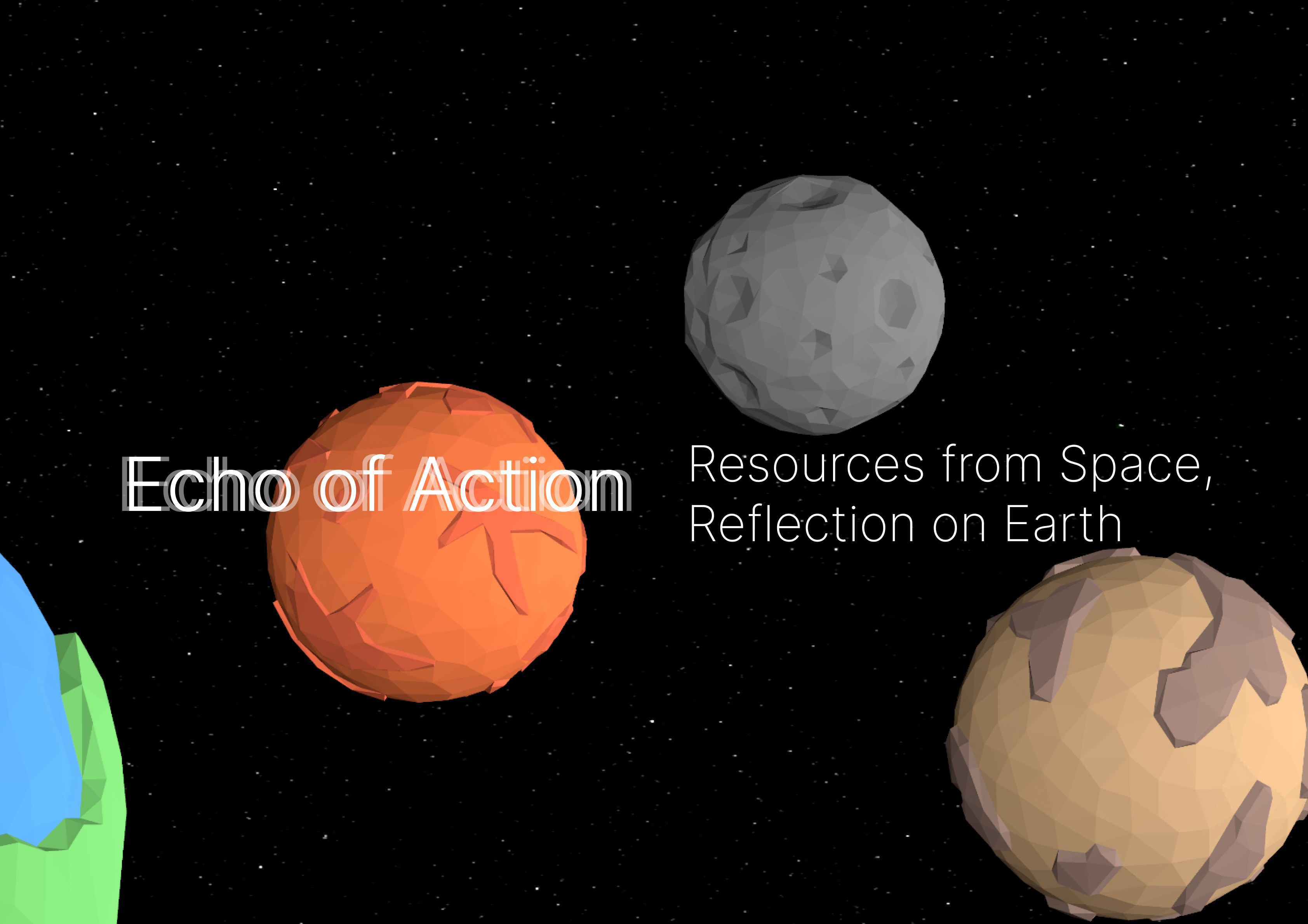 Echo of Action – Resources from Space, Reflection on Earth