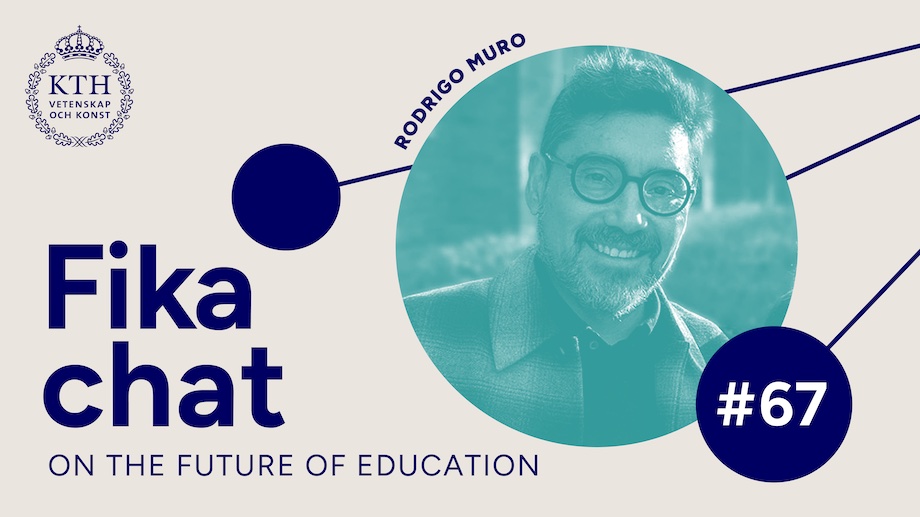 Fika chat on the Future of Education #67. Picture of a man smiling.