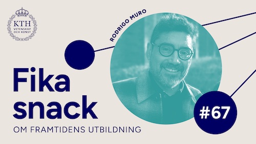 Fikasnack om framtidens utbildning #67. Bild på en man som ler.