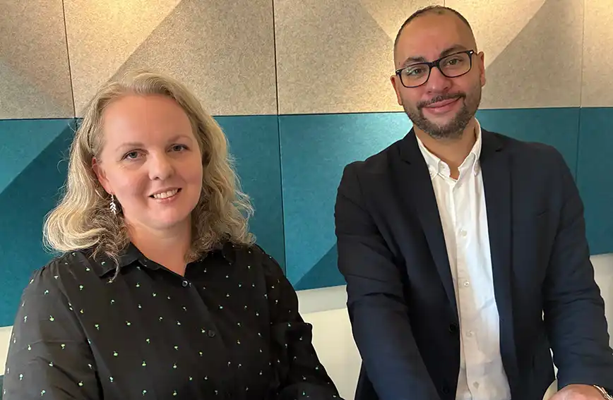 Eleni Nylén and Kamyar Zarrin.