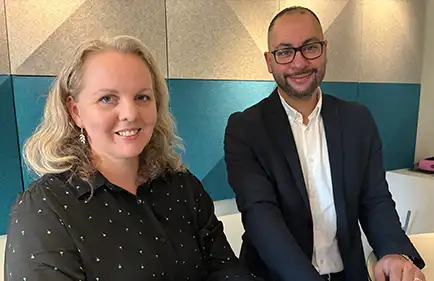 Eleni Nylén och Kamyar Zarrin