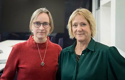 Nina Wormbs, prodekanus och Sofia Ritzén, dekanus