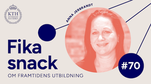 Fikasnack om framtidens utbildning #70. bild på kvinna.