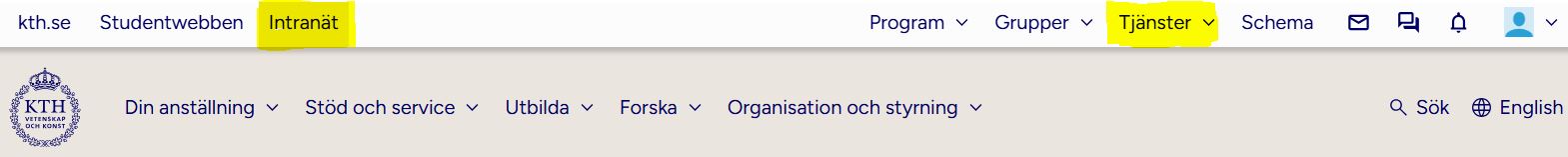 Intranät Tjänster