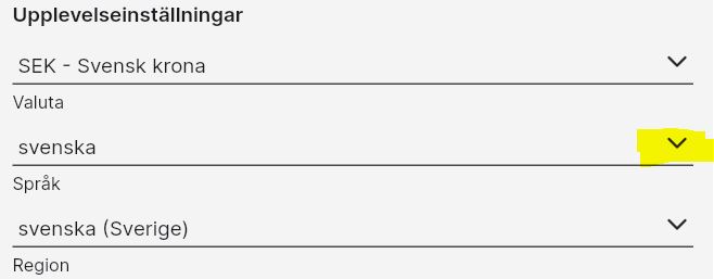 Hur man väljer språk