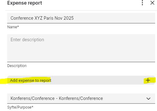 how to link a transaction to your expense report