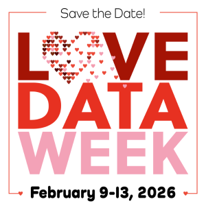Love data week logo.