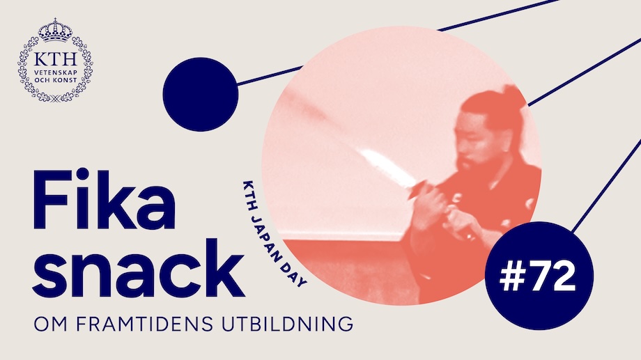 Grafik för avsnitt #72. Bild på man som håller i ett svärd.