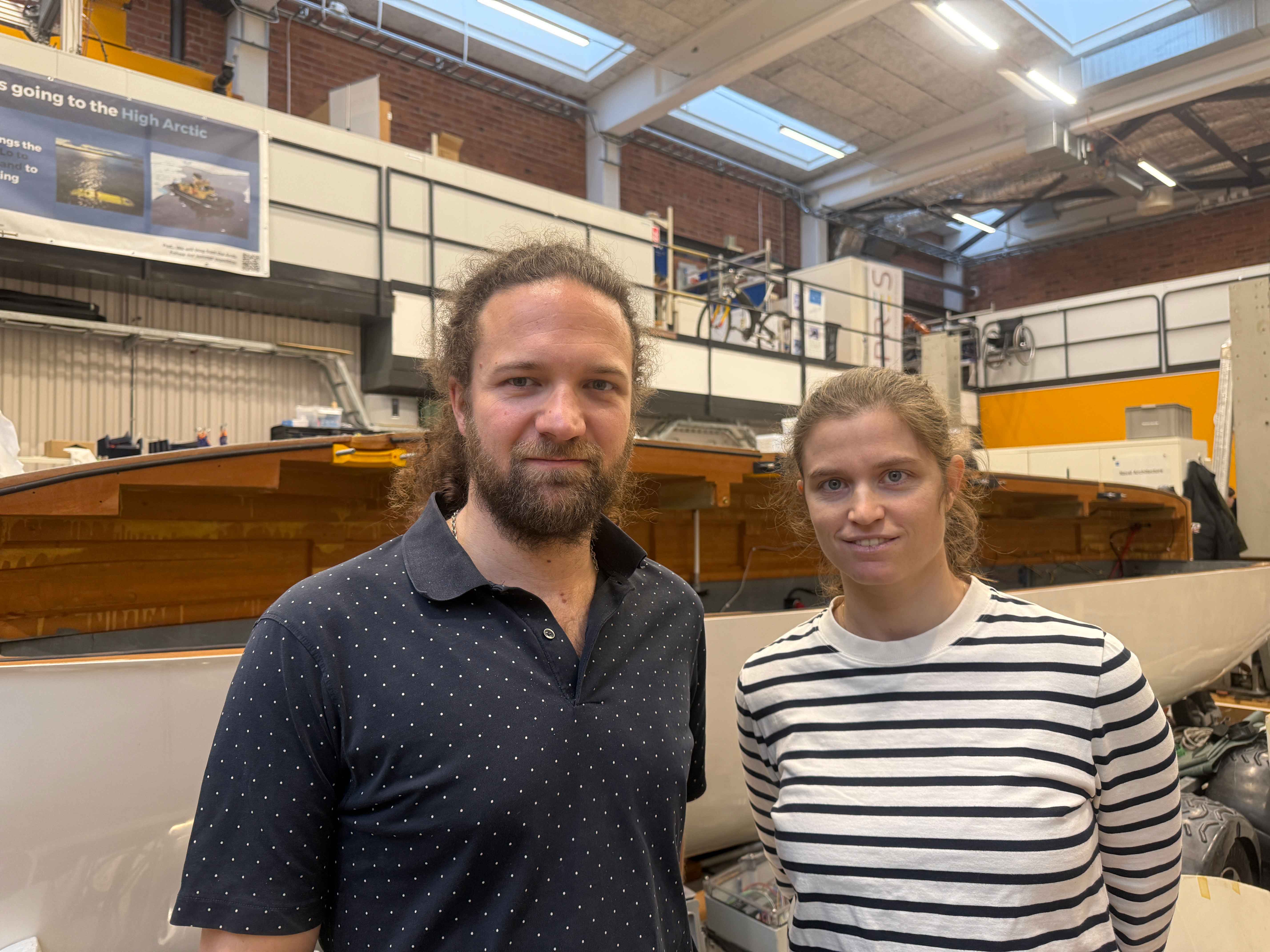 Ulysses Dhomé and Laura Marimon Giovanetti.