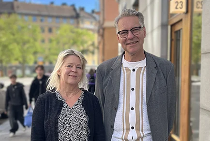 Cecilia Williams och Henrik Artman