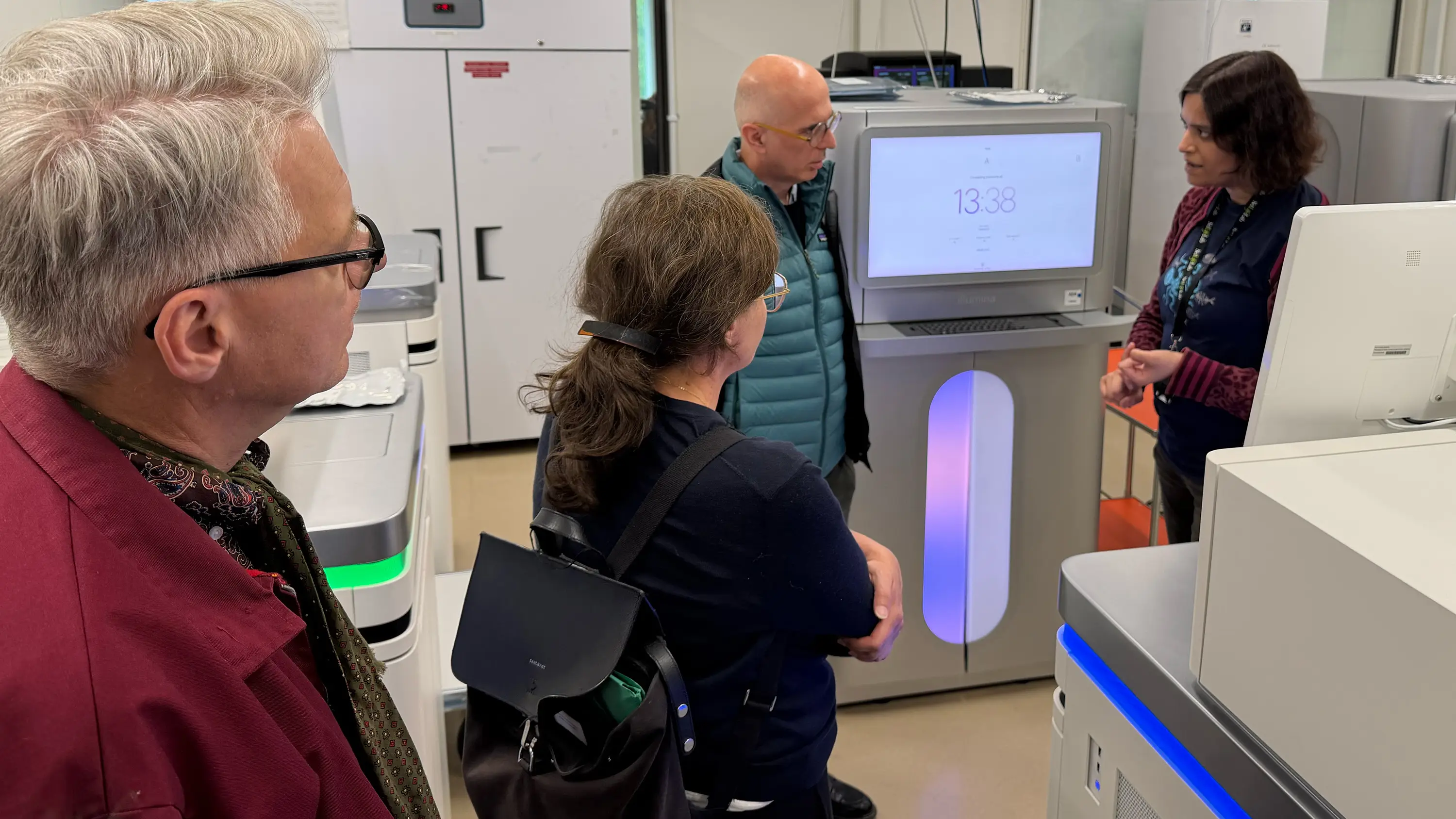 Visit at SciLifeLab in Solna. 