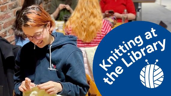 Persons knitting