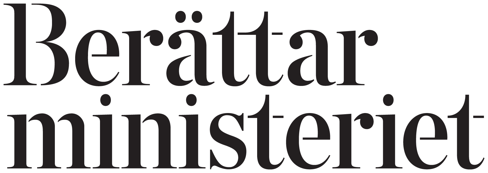 Logo for Berättarministeriet