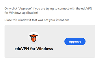 Approval
