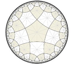 Tessellation av det hyperboliska planet
