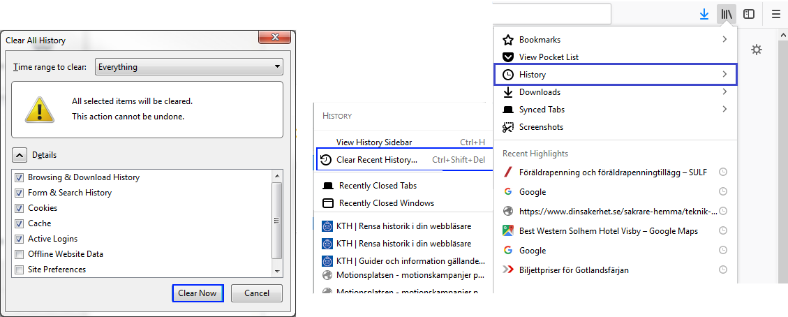 Rensa Historik Google Chrome Android