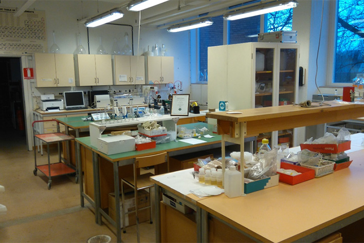A laboratory.