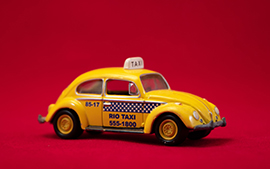 Toy taxi cab