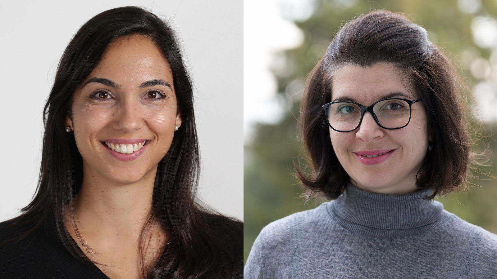 Porträttbild på Iolanda Leite och Marina Petrova.