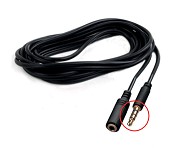Extension cable for handsfree